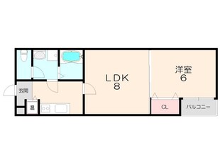 サンプレミアム江坂の物件間取画像